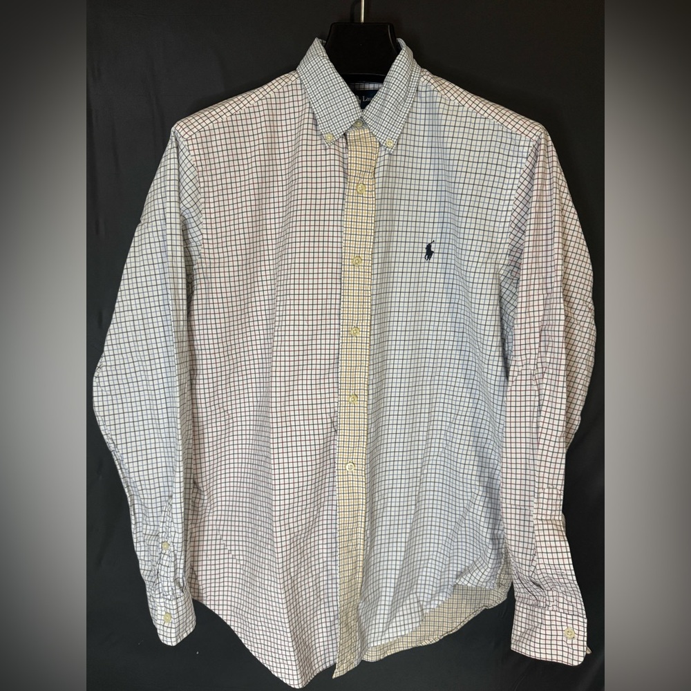 Size Medium Polo Ralph Lauren Plaid Button Down